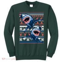Santa Shark Ugly Christmas Sweater Sweatshirt thumb 0