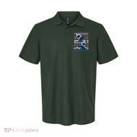 Santa Shark Ugly Christmas Sweater Polo thumb 0