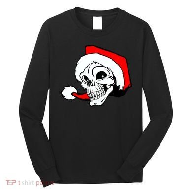 Santa Skull Long Sleeve Shirt