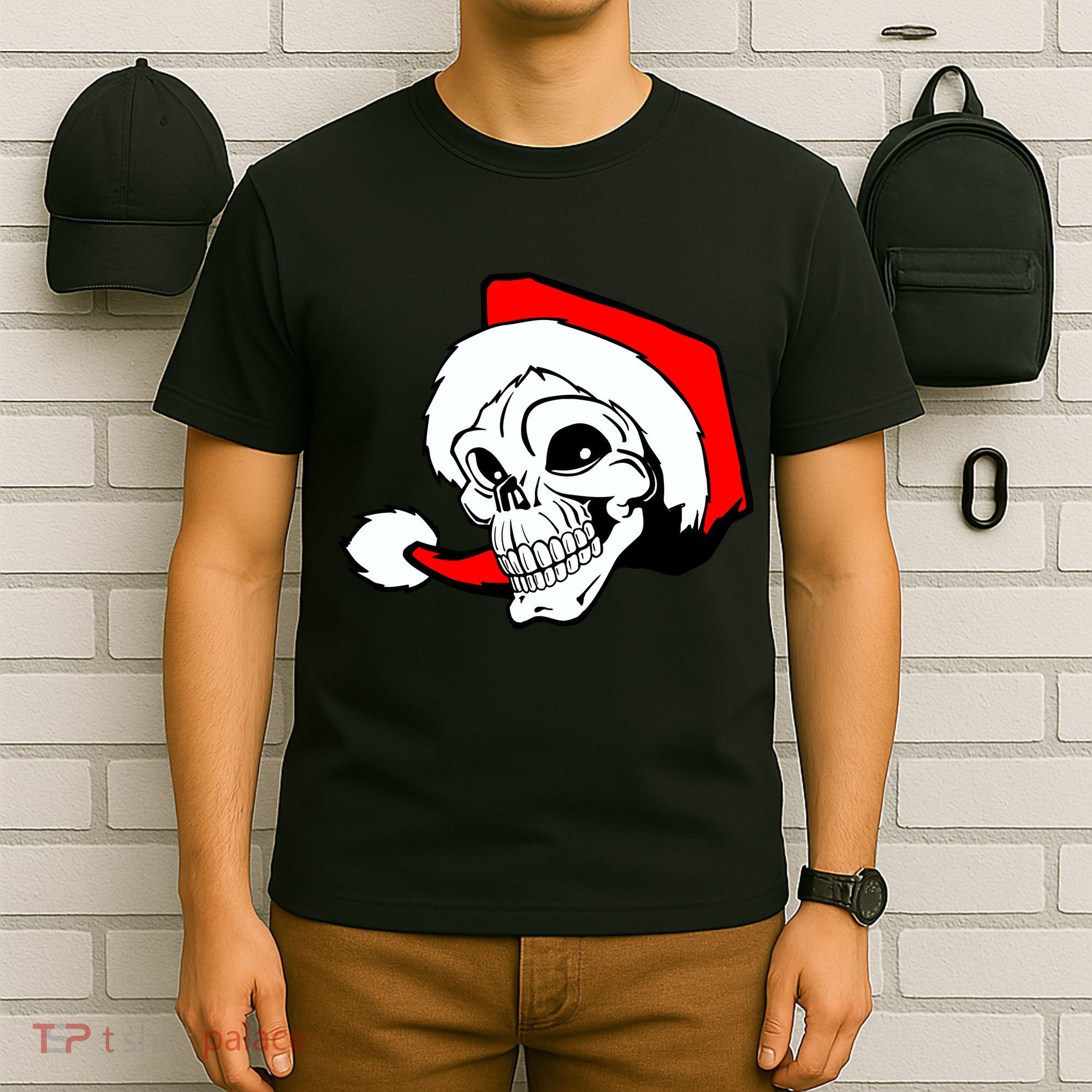 Santa Skull T-Shirt