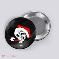 Santa Skull Button thumb 0