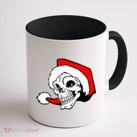 Santa Skull Coffee Mug thumb 1