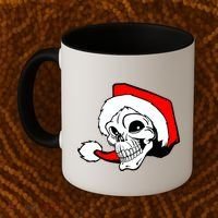 Santa Skull Coffee Mug thumb 2