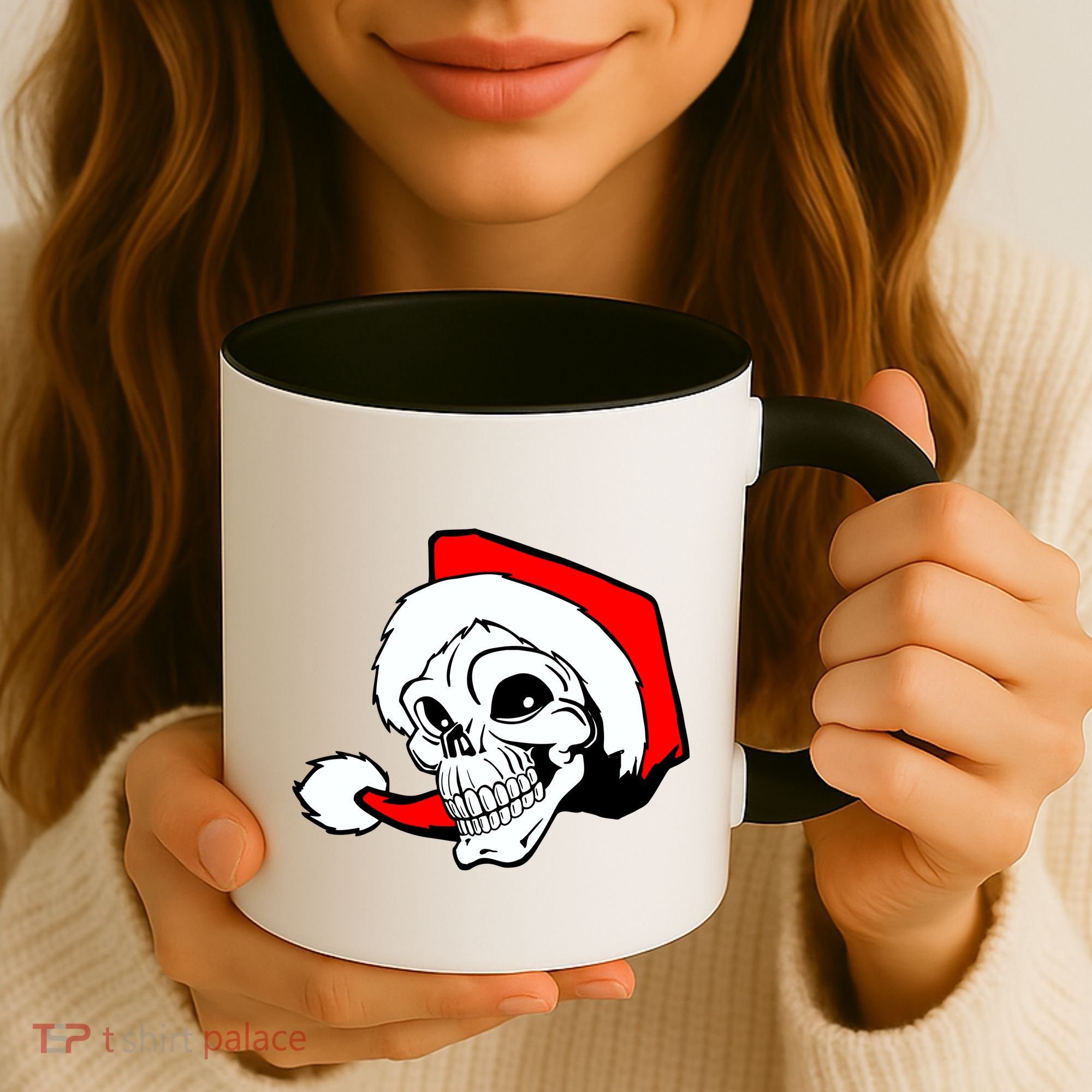 Santa Skull Coffee Mug