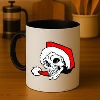 Santa Skull Coffee Mug thumb 4