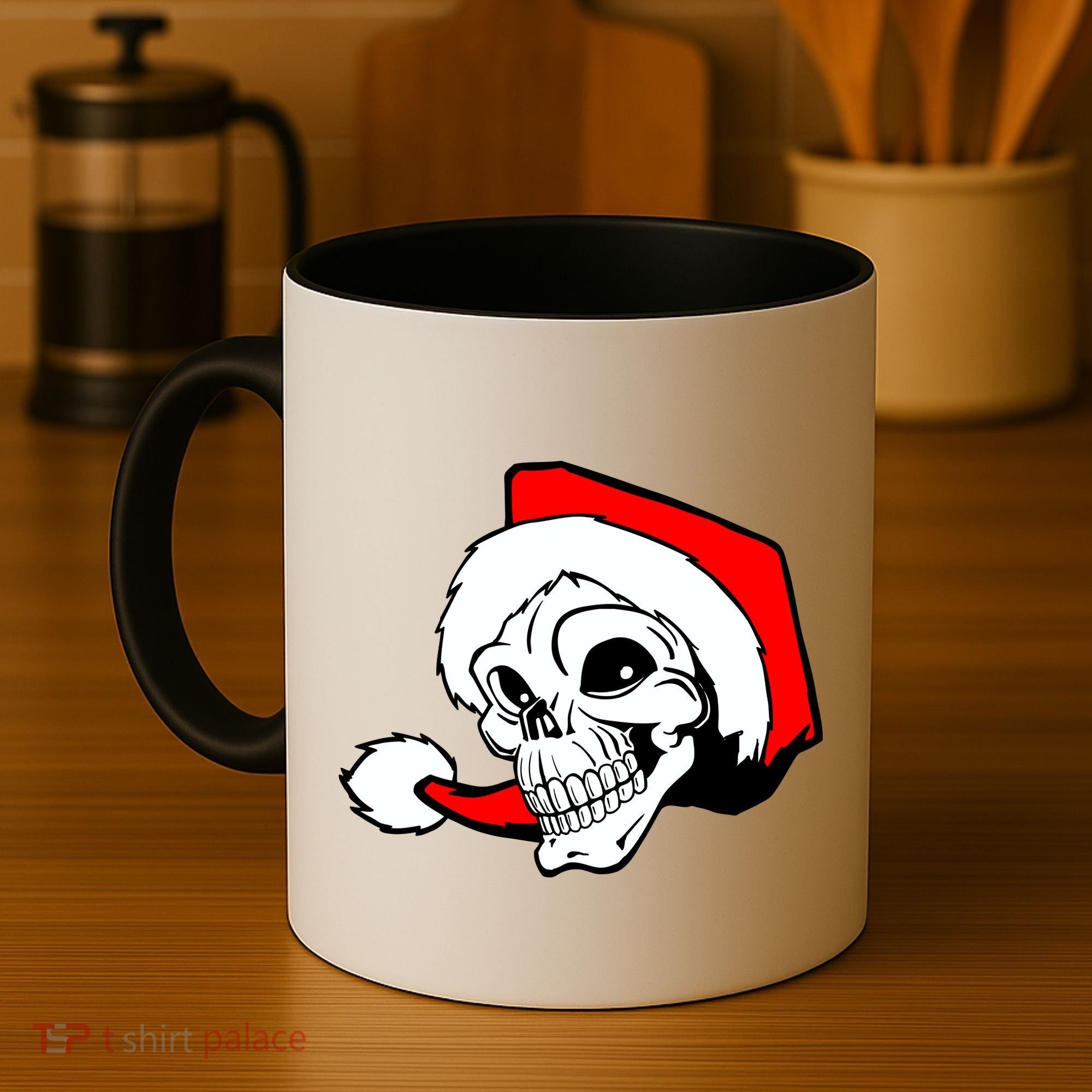 Santa Skull Coffee Mug