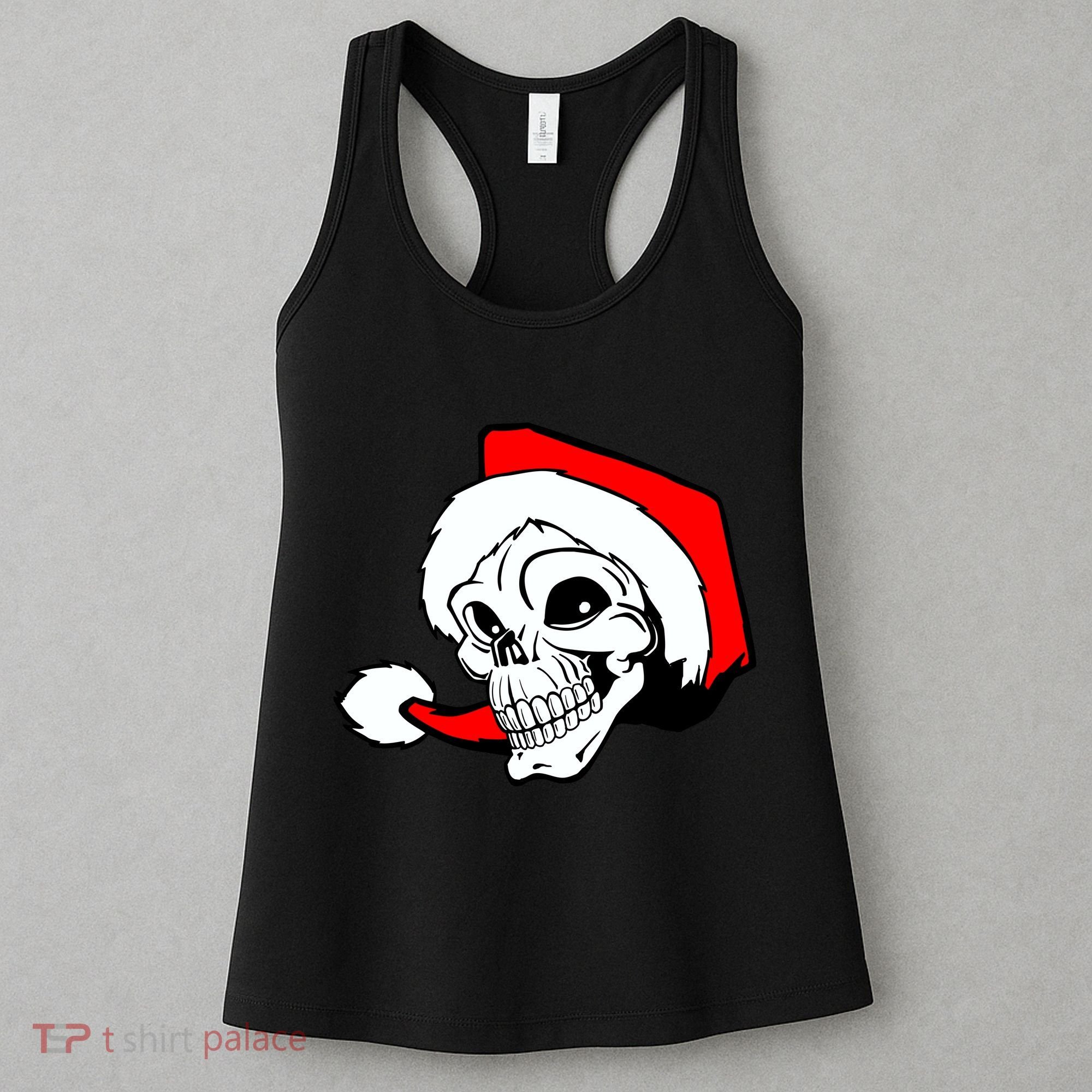 Santa Skull Women's Tank Top