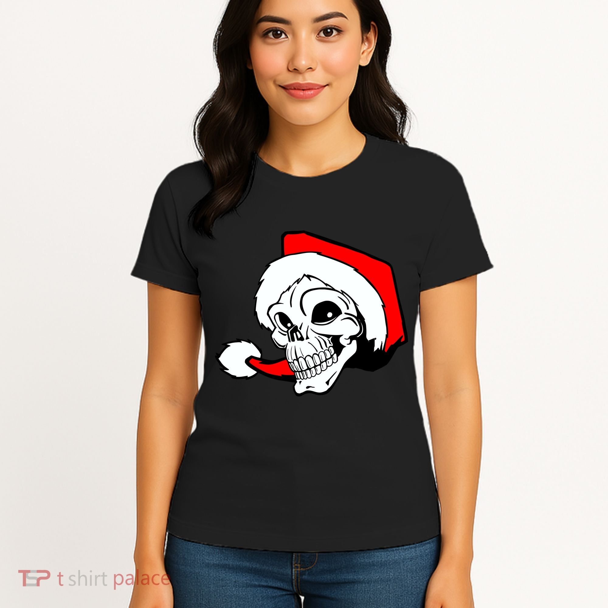Santa Skull Women's T-Shirt
