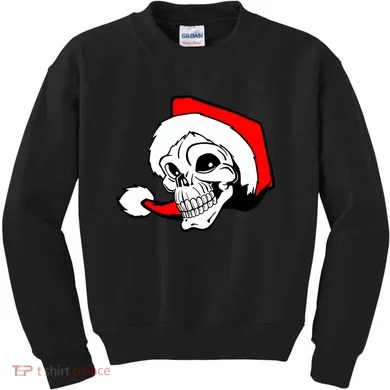 Santa Skull Kids Sweatshirt