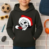 Santa Skull Kids Hoodie thumb 2