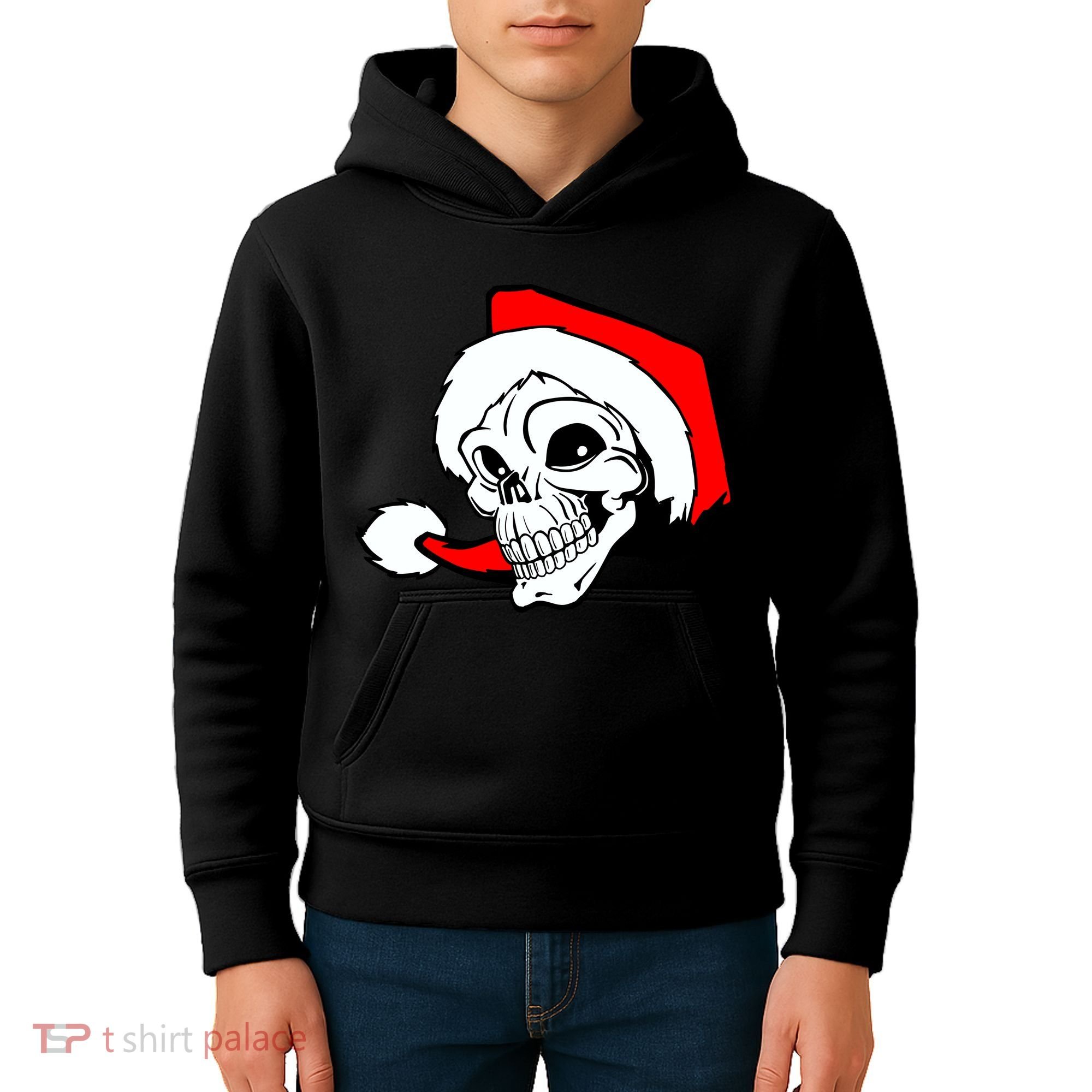 Santa Skull Kids Hoodie