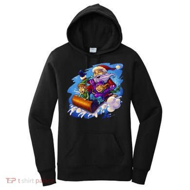 Santa Sleigh Women's Hoodie