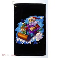 Santa Sleigh Golf Towel thumb 0