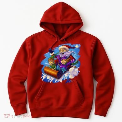 Santa Sleigh Hoodie