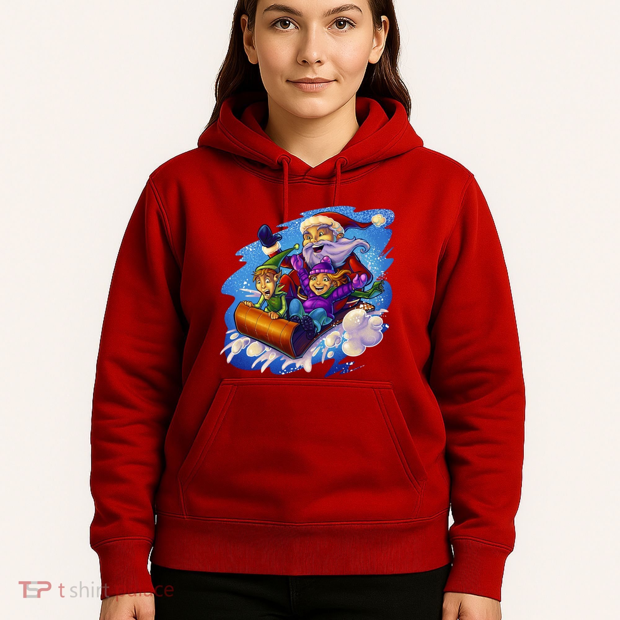 Santa Sleigh Hoodie