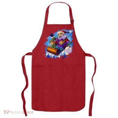 Santa Sleigh Apron