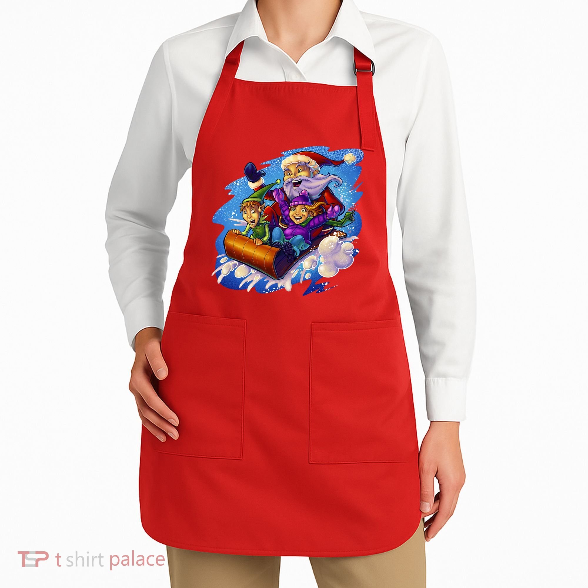 Santa Sleigh Apron