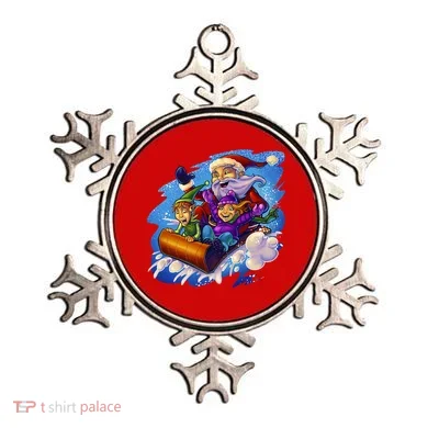 Santa Sleigh Ornament