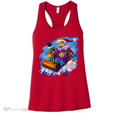 Santa Sleigh Women's Tank Top