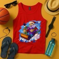 Santa Sleigh Tank Top thumb 4