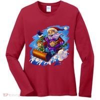 Santa Sleigh Women's Long Sleeve Shirt thumb 0