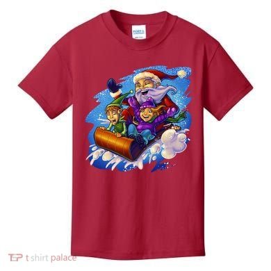 Santa Sleigh Kids T-Shirt