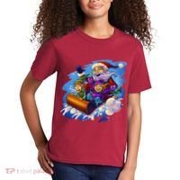 Santa Sleigh Kids T-Shirt thumb 2