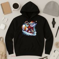 Santa Snowboard Hoodie thumb 3