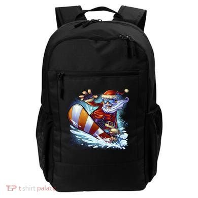 Santa Snowboard Backpack