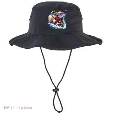 Santa Snowboard Bucket Hat