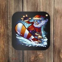 Santa Snowboard Coaster thumb 0