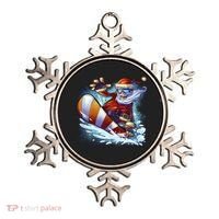 Santa Snowboard Ornament thumb 0