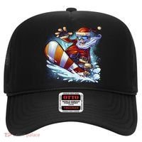 Santa Snowboard Hat thumb 0