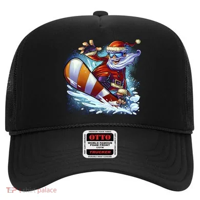 Santa Snowboard Hat