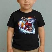 Santa Snowboard Toddler T-Shirt thumb 2