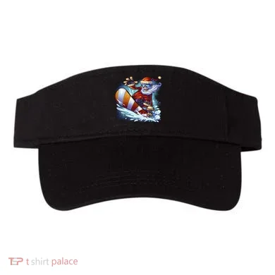 Santa Snowboard Visor