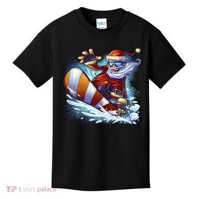 Santa Snowboard Kids T-Shirt