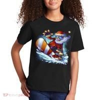 Santa Snowboard Kids T-Shirt thumb 2