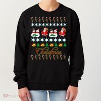 Santa Snowman Ugly Christmas Sweater Women's Sweatshirt thumb 0