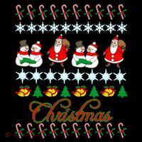 Santa Snowman Ugly Christmas Sweater Women's T-Shirt thumb 6