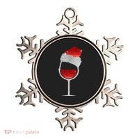 Santa Sparkly Wine Glass Ornament thumb 0