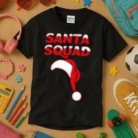 Santa Squad Kids T-Shirt thumb 3