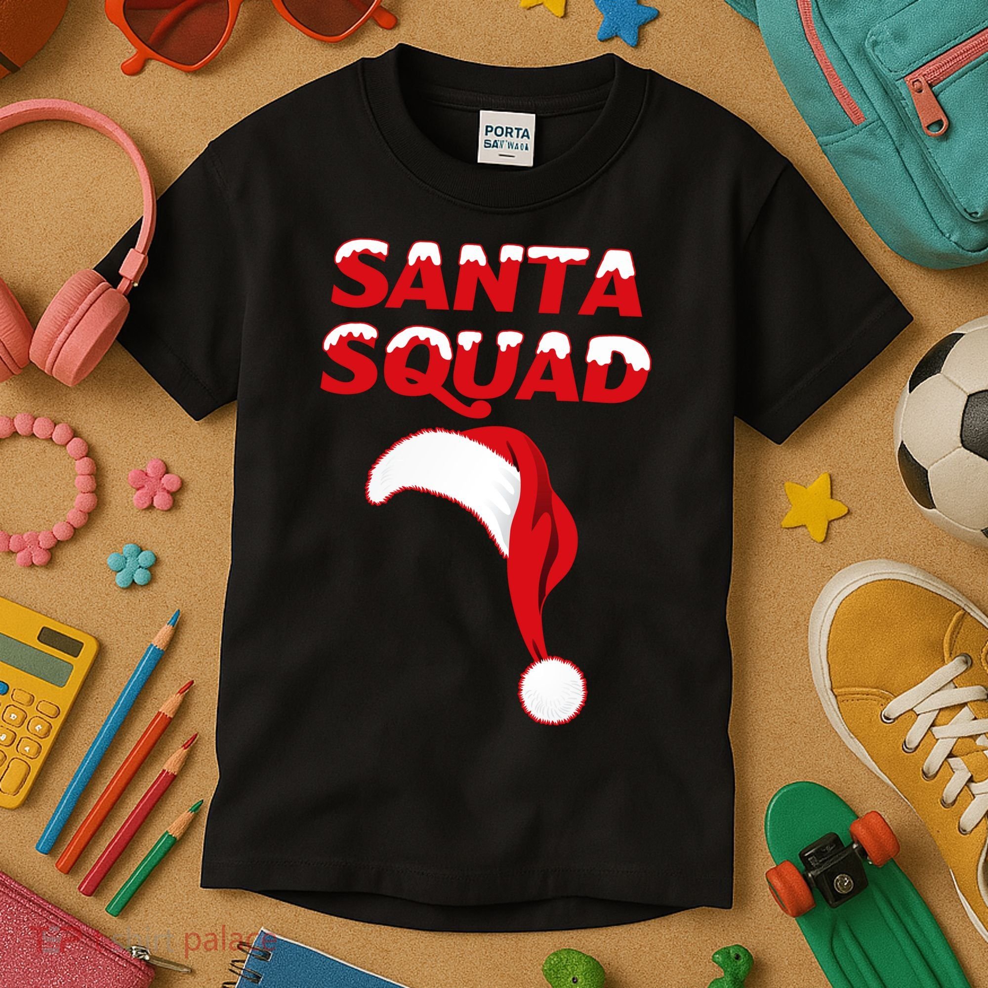Santa Squad Kids T-Shirt
