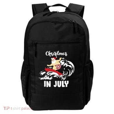 Santa Surfing Christmas In July Backpack