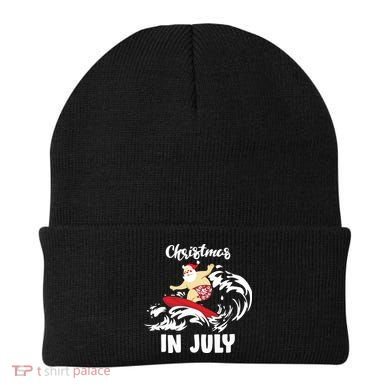 Santa Surfing Christmas In July Beanie