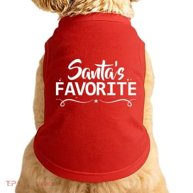 Santa's Favorite Doggie Tank