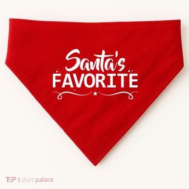 Santa's Favorite USA-Made Doggie Bandana