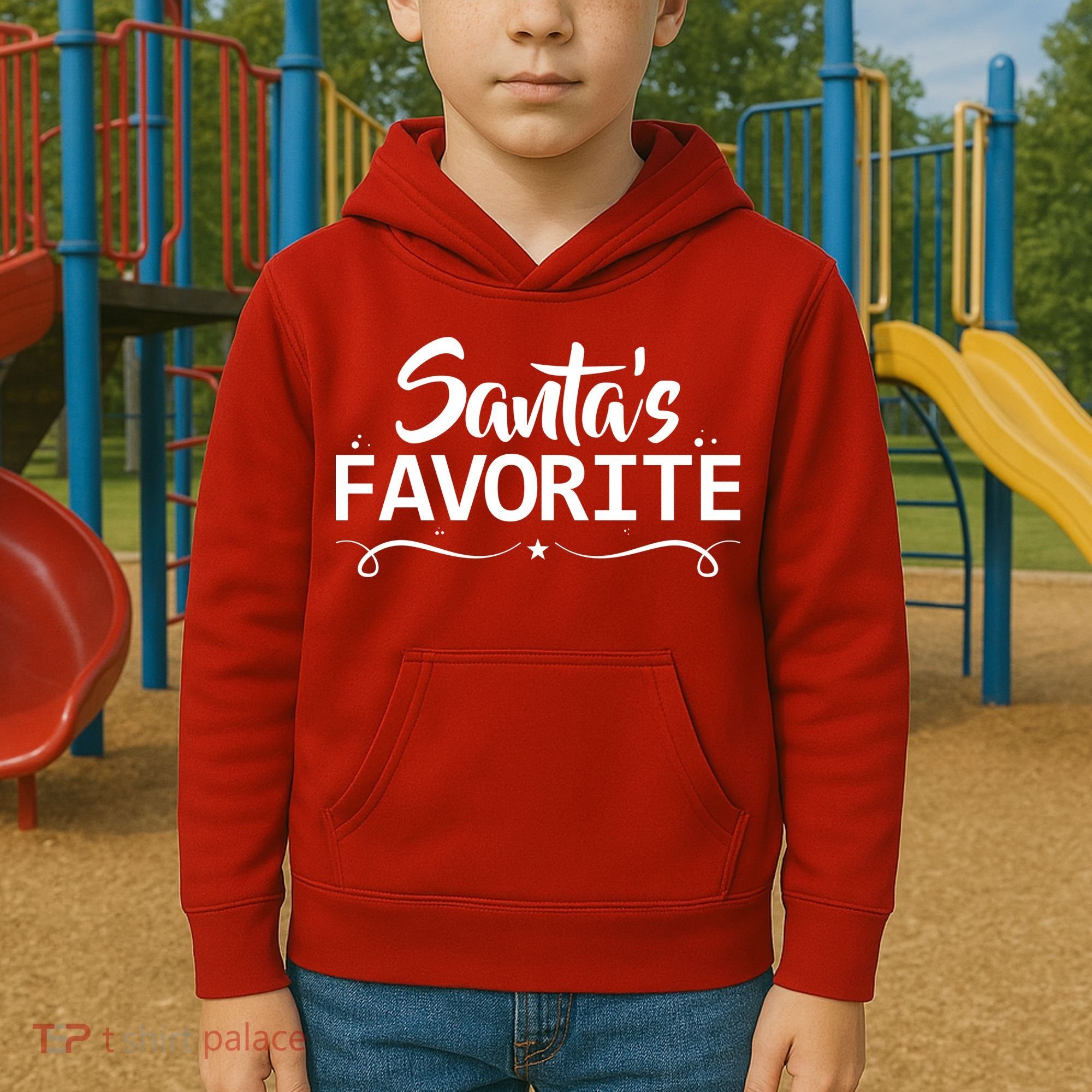 Santa's Favorite Kids Hoodie