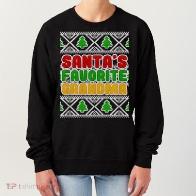 Santa's Favorite Grandma Ugly Sweater Women's Sweatshirt