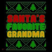 Santa's Favorite Grandma Ugly Sweater Coffee Mug thumb 5